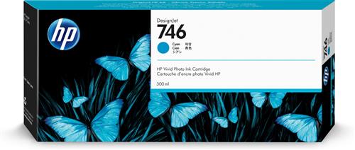 HP Cartuccia di inchiostro ciano 746 DesignJet da 300 ml
