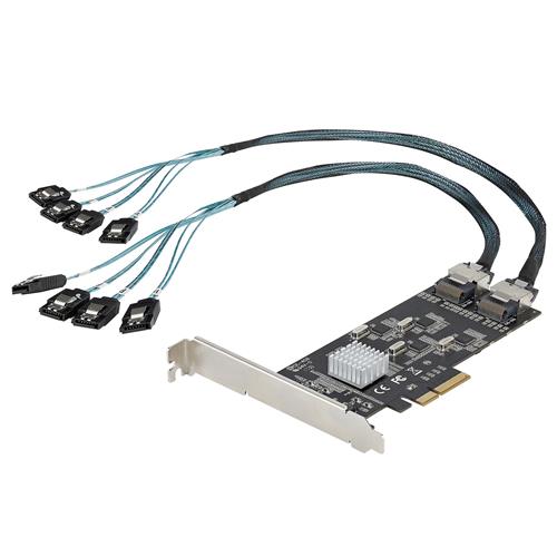 StarTech.com 8P6G-PCIE-SATA-CARD scheda di interfaccia e adattatore Interno Mini-SAS