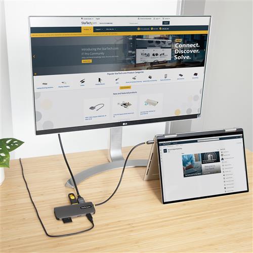 StarTech.com 115B-USBC-MULTIPORT replicatore di porte e docking station per laptop Cablato USB 3.2 Gen 1 (3.1 Gen 1) Type-C Grigio