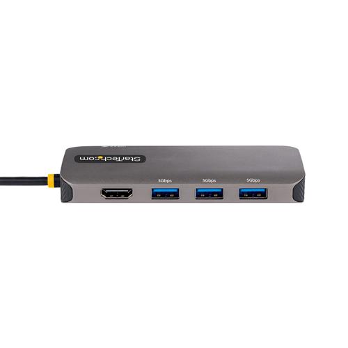 StarTech.com 127B-USBC-MULTIPORT replicatore di porte e docking station per laptop Cablato USB 3.2 Gen 1 (3.1 Gen 1) Type-C Grigio