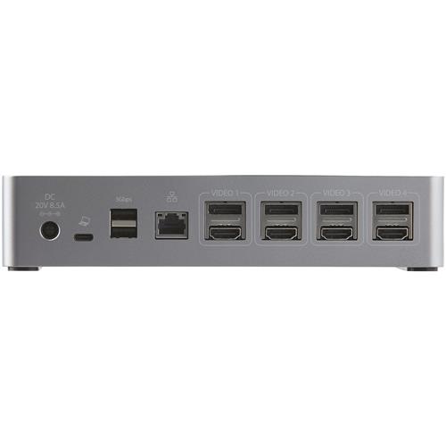 StarTech.com DK31C4DPPDUE replicatore di porte e docking station per laptop Cablato USB 3.2 Gen 2 (3.1 Gen 2) Type-C Nero, Grigio