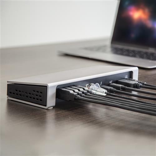StarTech.com TB3DOCK2DPPU replicatore di porte e docking station per laptop Cablato USB 3.2 Gen 1 (3.1 Gen 1) Type-C Nero