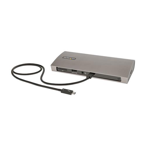 StarTech.com TB4CDOCKUE replicatore di porte e docking station per laptop Cablato Nero, Grigio