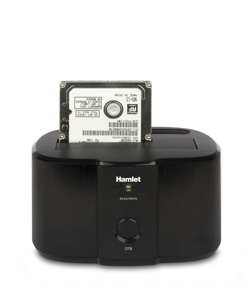 Hamlet USB 3.0 Docking Station usb 3.0 per hard disk da 2,5'' o 3,5''
