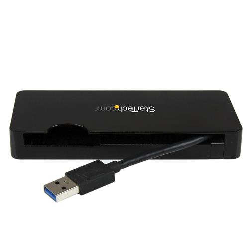 StarTech.com USB3SMDOCKHV replicatore di porte e docking station per laptop Cablato USB 3.2 Gen 1 (3.1 Gen 1) Type-A Nero