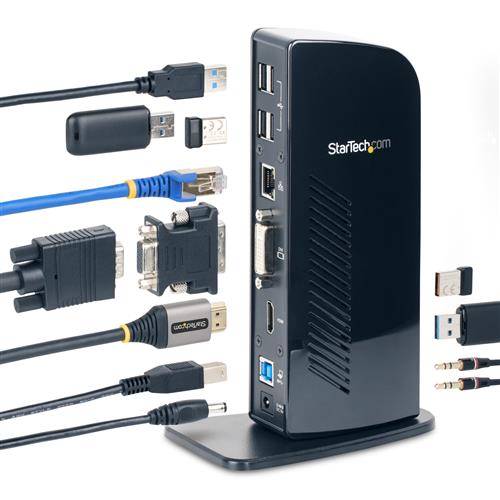 StarTech.com USB3SDOCKHD replicatore di porte e docking station per laptop Cablato USB 3.2 Gen 1 (3.1 Gen 1) Type-B Nero