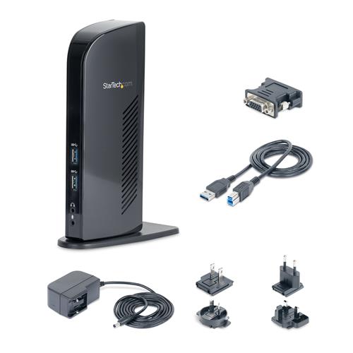 StarTech.com USB3SDOCKHD replicatore di porte e docking station per laptop Cablato USB 3.2 Gen 1 (3.1 Gen 1) Type-B Nero