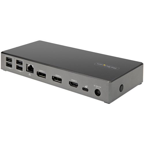 StarTech.com DK31C2DHSPDUE replicatore di porte e docking station per laptop Cablato USB 3.2 Gen 2 (3.1 Gen 2) Type-C Nero, Grigio