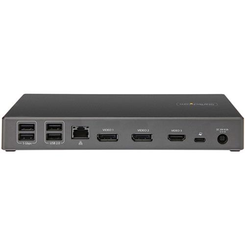 StarTech.com DK31C2DHSPDUE replicatore di porte e docking station per laptop Cablato USB 3.2 Gen 2 (3.1 Gen 2) Type-C Nero, Grigio