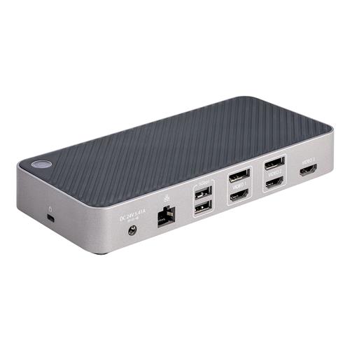 StarTech.com 116E-USBC-DOCK replicatore di porte e docking station per laptop Cablato USB 3.2 Gen 2 (3.1 Gen 2) Type-C Grigio, Argento