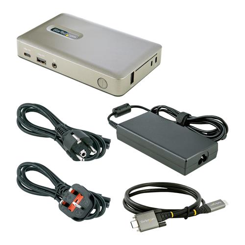 StarTech.com DKM30CHDPDUE replicatore di porte e docking station per laptop Cablato USB 3.2 Gen 1 (3.1 Gen 1) Type-C Grigio