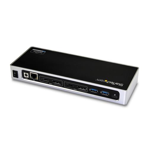 StarTech.com DK30A2DH replicatore di porte e docking station per laptop Cablato USB 3.2 Gen 1 (3.1 Gen 1) Type-C Nero, Argento