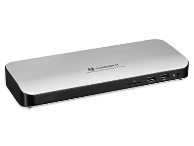 Hamlet HDOCKS500TB3PD60 replicatore di porte e docking station per laptop Cablato USB 3.2 Gen 1 (3.1 Gen 1) Type-C Nero, Argento