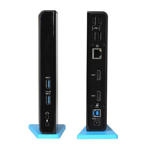 i-tec U3DUALHDMIDOCK replicatore di porte e docking station per laptop Cablato USB 3.2 Gen 1 (3.1 Gen 1) Type-A Nero