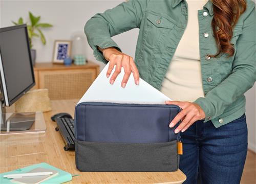 Trust Lisboa 33,8 cm (13.3) Custodia a tasca Blu