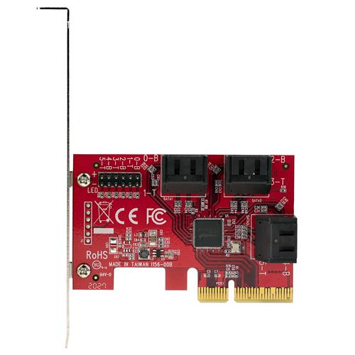 StarTech.com 6P6G-PCIE-SATA-CARD scheda di interfaccia e adattatore Interno
