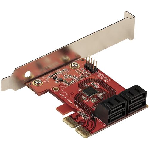 StarTech.com 4P6G-PCIE-SATA-CARD scheda di interfaccia e adattatore Interno