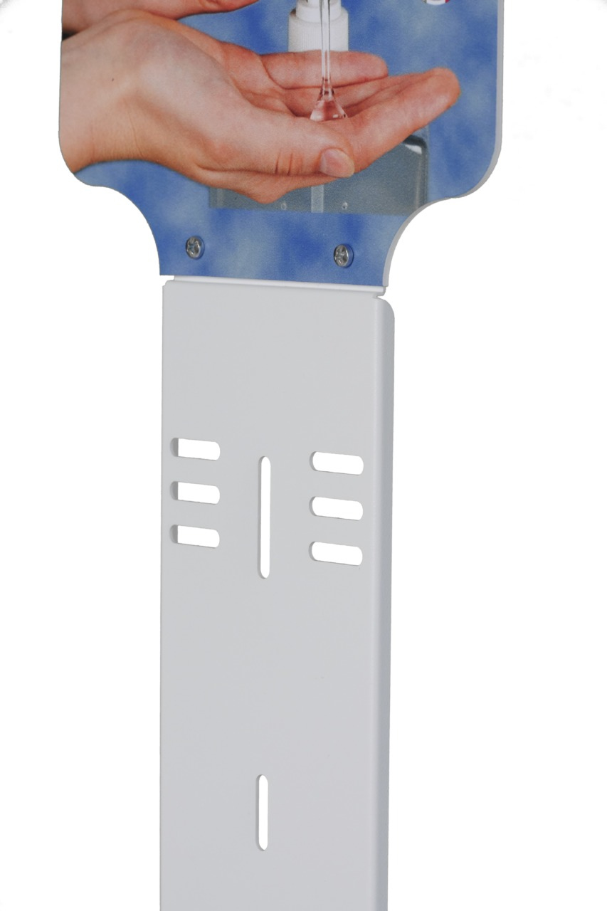 ITB PS-HAND1390-FIX-WH supporto per disinfettanti Bianco Acciaio 1 pz