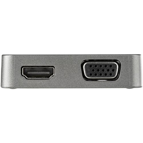 StarTech.com DKT31CHVL replicatore di porte e docking station per laptop Cablato USB 3.2 Gen 2 (3.1 Gen 2) Type-C Nero, Argento