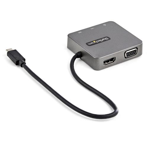 StarTech.com DKT31CHVL replicatore di porte e docking station per laptop Cablato USB 3.2 Gen 2 (3.1 Gen 2) Type-C Nero, Argento