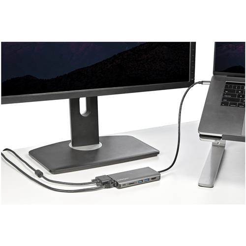 StarTech.com DKT30CHVAUSP replicatore di porte e docking station per laptop Cablato USB 3.2 Gen 1 (3.1 Gen 1) Type-C Nero, Grigio