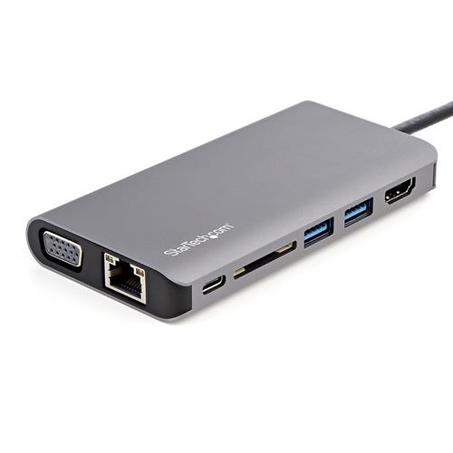 StarTech.com DKT30CHVAUSP replicatore di porte e docking station per laptop Cablato USB 3.2 Gen 1 (3.1 Gen 1) Type-C Nero, Grigio