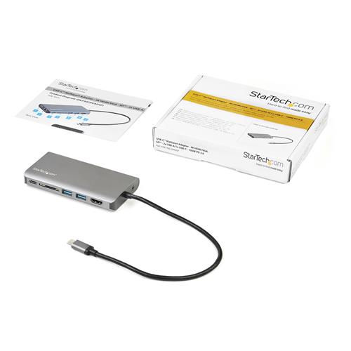 StarTech.com DKT30CHVAUSP replicatore di porte e docking station per laptop Cablato USB 3.2 Gen 1 (3.1 Gen 1) Type-C Nero, Grigio