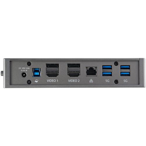 StarTech.com DK30A2DHUUE replicatore di porte e docking station per laptop Cablato USB 3.2 Gen 1 (3.1 Gen 1) Type-B Nero, Grigio