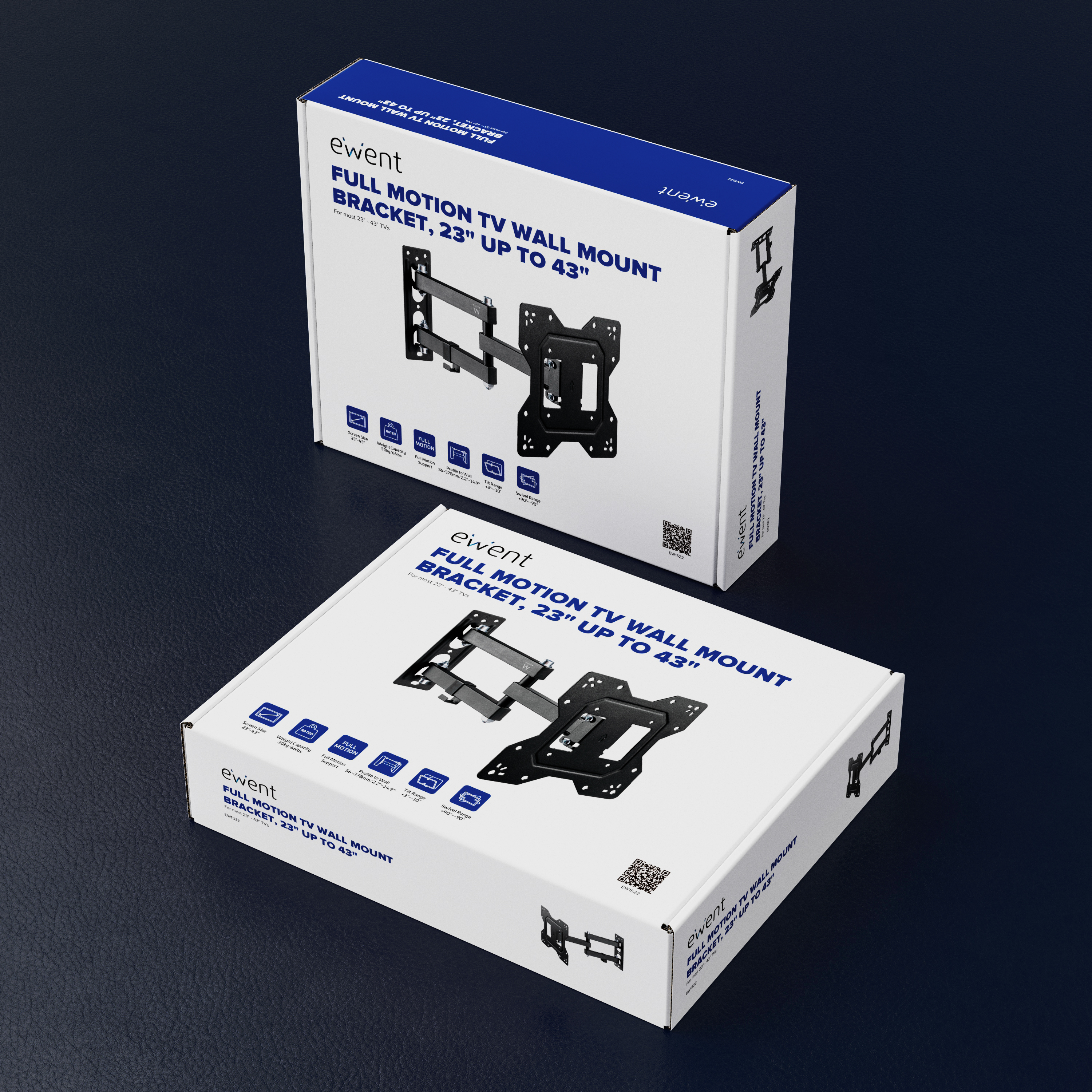 Ewent EW1522 Supporto TV a parete 109,2 cm (43