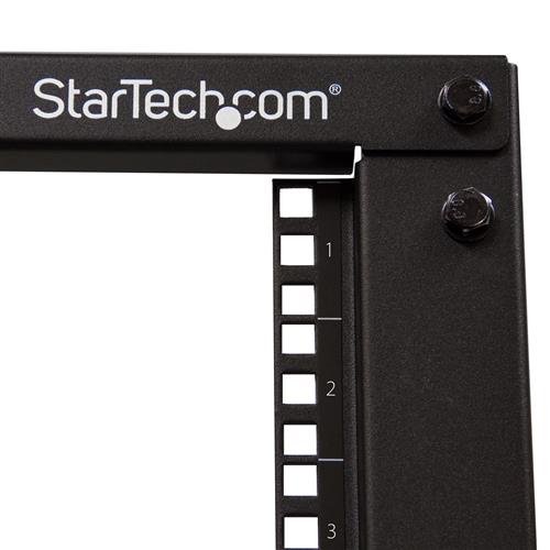 StarTech.com 4POSTRACK18U rack Rack indipendenti Nero