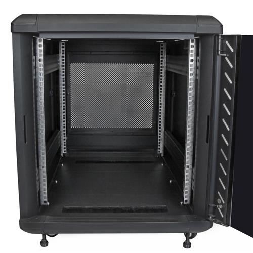 StarTech.com RK1236BKF rack Rack indipendenti Nero