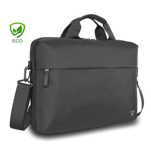 V7 CTP16-ECO2 borsa per laptop 39,6 cm (15.6) Valigetta ventiquattrore Nero