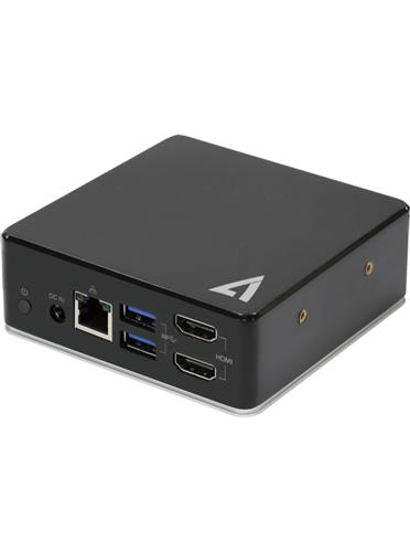 V7 UCDDS1080P docking station per dispositivo mobile Nero