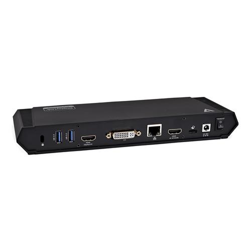 V7 DOCKUSBC replicatore di porte e docking station per laptop USB 3.2 Gen 1 (3.1 Gen 1) Type-A Nero