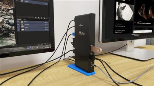 i-tec U3HDMIDVIDOCK replicatore di porte e docking station per laptop Nero