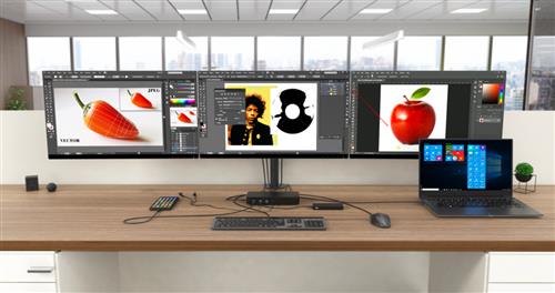 i-tec CATRIPLEDOCKPDPROIT replicatore di porte e docking station per laptop Cablato USB 3.2 Gen 1 (3.1 Gen 1) Type-C Nero