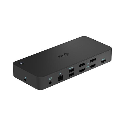 i-tec CATRIPLEDOCKPDPROIT replicatore di porte e docking station per laptop Cablato USB 3.2 Gen 1 (3.1 Gen 1) Type-C Nero