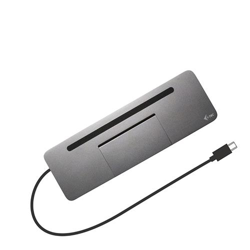 i-tec Metal C31FLATPRO112W replicatore di porte e docking station per laptop Cablato USB 3.2 Gen 1 (3.1 Gen 1) Type-C Grigio