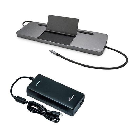 i-tec Metal C31FLATPRO112W replicatore di porte e docking station per laptop Cablato USB 3.2 Gen 1 (3.1 Gen 1) Type-C Grigio