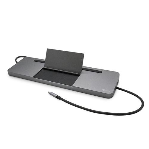i-tec Metal C31FLATDOCKPDPRO replicatore di porte e docking station per laptop Cablato USB 3.2 Gen 1 (3.1 Gen 1) Type-C Grigio