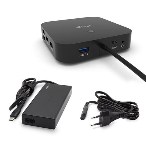 i-tec C31DUALDPDOCKPD65W replicatore di porte e docking station per laptop Cablato USB 3.2 Gen 1 (3.1 Gen 1) Type-C Nero