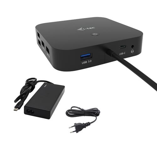 i-tec C31HDMIDPDOCKPD65 replicatore di porte e docking station per laptop Cablato USB 3.2 Gen 1 (3.1 Gen 1) Type-C Nero