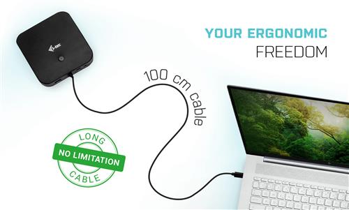 i-tec C31HDMIDPDOCKPD replicatore di porte e docking station per laptop Cablato USB 3.2 Gen 1 (3.1 Gen 1) Type-C Nero