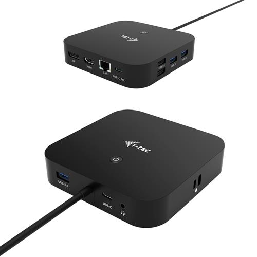 i-tec C31HDMIDPDOCKPD replicatore di porte e docking station per laptop Cablato USB 3.2 Gen 1 (3.1 Gen 1) Type-C Nero
