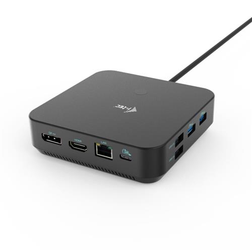 i-tec C31TRIPLE4KDOCKPDPRO replicatore di porte e docking station per laptop Cablato USB 3.2 Gen 1 (3.1 Gen 1) Type-C Nero