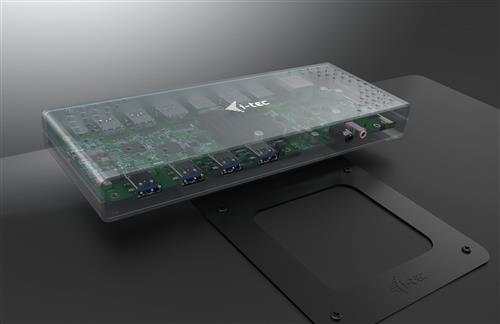 i-tec CADUAL4KDOCK replicatore di porte e docking station per laptop Cablato USB 3.2 Gen 1 (3.1 Gen 1) Type-C Nero, Turchese