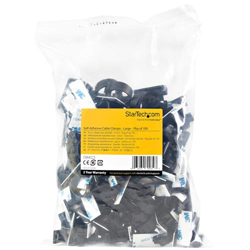 100 GRAFFETTE FERMACAVO ADESIVE CLIP DI FISSAGGIO CAVI ETHERNET
