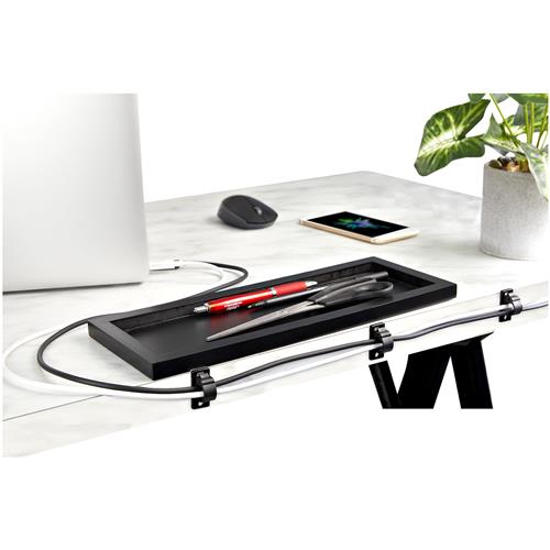 100 GRAFFETTE FERMACAVO ADESIVE CLIP DI FISSAGGIO CAVI ETHERNET