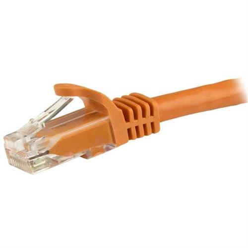 15M ORANGE SNAGLESS CAT6 UTP PATCH CABLE - ETL VERIFIED