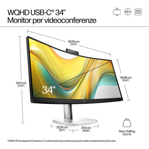 534PM S5 PRO 34IN LED 21:9 5MS 3440X1440 4000:1 DP HDMI USB SB